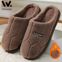 Pantofole Uomo Inverno Pelliccia calda Coppie Casa Antiscivolo Scarpe morbide Donna Comfort Tacco piatto Casa Coperta Camera da letto Zapatillas Casa Mujer 231219