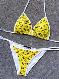 Set di bikini da donna sexy sexy a forma di cinghia a forma di nuoto designer signore da bagno abiti da bagno abiti da spiaggia abbigliamento estivo da bagno da bagno bikini v330