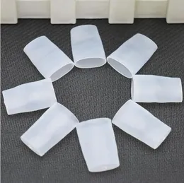 wholesale Flat Disposable Silicone Mouthpieces Packing Drip Tips Rubber Test Tip Fit Atomizers Tank Cartridges Cap Cover