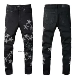 Designer Hommes Violet Femmes Homme Amirs Jeans Slim Fit Denim Lettre Imprimer Pantalon Vacances En Plein Air Hommes Streetwear Grande Taille Mens Designer Jeans 569