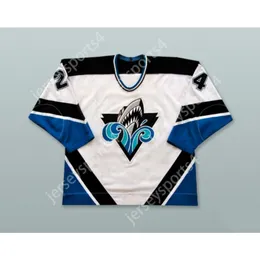 Custom GABRIEL BALASESCU 24 RIMOUSKI OCEANIC WHITE HOCKEY JERSEY NEW Top Stitched S-M-L-XL-XXL-3XL-4XL-5XL-6XL