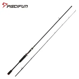 Удочки Piscifun Torrent Baitcasting Rod Легкая портативная удочка из двух частей M MH Fast Action Baitcaster Fishing