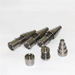 الأدوات اليدوية DAB 6 في 1 التيتانيوم بلا Domonium e Nail FIT 20mm سخان سخان أنابيب الزجاج الماسك الرماد ل Bong274c