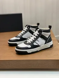 Famous Designer Downtown Leather High-top Sneakers Shoes Sporty Leather District Men Skateboard Comfort Walking Lace Up Trainers EU38-45.BOX