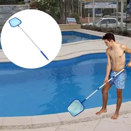 Acessórios ferramentas de limpeza de folhas de piscina profissional grau folha remover malha fina piscina skimmer net saco aquário destacável rede de pesca