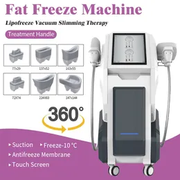 Slimming Machine 6 in 1 kriyolipoliz yağ donmuş 2 kriyo tutamaçlı lipolazer ince makine aynı anda çalışabilir