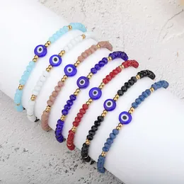 Wholesale Handmade Colored Mexican Protection Mal De Ojo Evil Eye Anklet Bracelets for Women