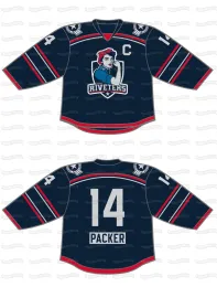 Metropolitan Riveters 2023 22 Hockey Jersey Heren Dames Jeugd Custom Elk nummer Elke naam 82