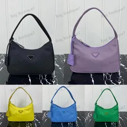 Designer de luxo bolsa de ombro feminina moda re-edição 2005 re-nylon mini bolsa crossbodytote hobo bolsas de ombro bolsas bagchain casualportátil com saco de pó