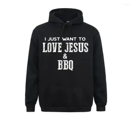 Männer Hoodies Männer Lustige Grillen Für Christian Liebe Jesus Und BBQ Sweatshirts Langarm Kleidung Winter