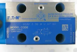 Гидравлический клапан EATON VICKERS DG4V-3-OB-M-U-H7-60, электромагнитный распределитель DG4V-3-0B-M-U-H7-60 DG4V30BMUH760