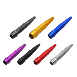 Other Household Sundries Honeypuff Style Aluminum Smoking Metal One Hitter Herb Pipe 70Mm Tobacco Cigarette Holder Dugout Zz Drop De Dhch2