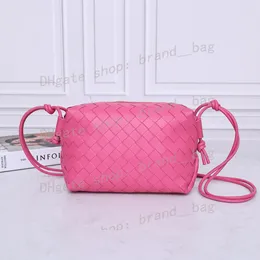 10A +++ Crossbody Bag Tasarımcı Çanta Döngü Dokuma Çanta Kamera Çanta Mini Jodie Bulut Hobo Orijinal Deri Dokuma Kare Çanta Omuz Çantası