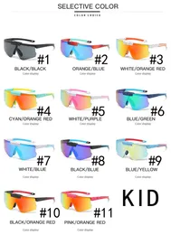 ВЕСЕННИЕ летние детские модные солнцезащитные очки мотоциклетные очки для девочек Ослепительные цвета Велоспорт Спортивный мальчик Открытый ветер Солнцезащитные очки детские очки 11 ЦВЕТОВ Раскладушка