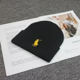 Classic knitted hat for women designer Beanie cap Fleece woven elastic winter warm hat for men birthday gift
