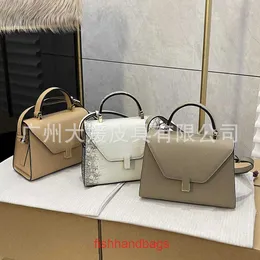 Luxurys designers crossbody väskor valextra iside handväskor för kvinnor hög version kvinnors väska tom ny stil lås samma kely med riktig logotyp