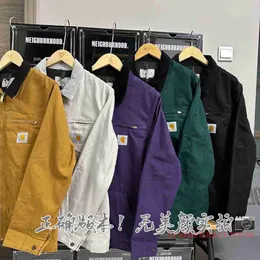 メンズジャケットコートファッションブランドCarhart J97 CarhatJacketsジャケットバージョン "オリジナルカーサートワークウェアデトロイトキャンバス外側肥厚cottonf8qt