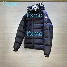 Mon Jackets for Men Designer Winter Puffer Down Jacket Coats 패딩 및 두꺼운 Windbreaker 클래식 프랑스 브랜드 후드 Zip Harm Matter Coat W2XD F44M