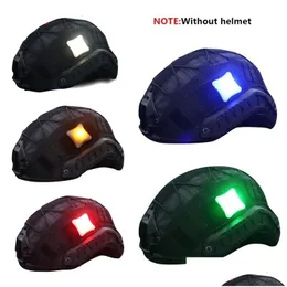 Taschenlampen Fackeln Signal Licht Indikatoren Helm Taktische Überleben Lampe mit Magic Tape Wasserdichte Militärische Molle Jagd Weste Led Dh7Jc