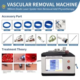 Schlankheitsmaschine, Gefäßentfernung, 980 Nm, Besenreiser, Laserausrüstung, Blutgefäße entfernen, Physiotherapie, Nagelpilzentfernung, DHL-freie Fracht