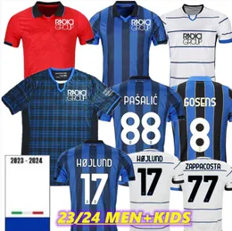 23 24アタランタB.C.サッカージャージーKoopmeiners 2023 2024 L.Muriel Boga Football Shirts lookman de BC Koopmeiners Ketelaere ROON HOJLUND PASALIC DUVAN MENユニフォーム