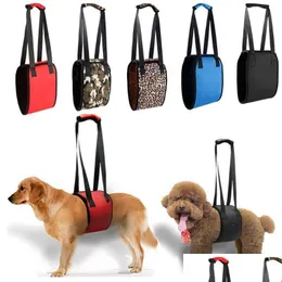 Coleiras para cães Coleiras Coleiras para cães Trelas Harness Sling Lift Aid Acl Brace para suporte de perna traseira de Lim mais velho Pet Assist Reabilitação DHP2X