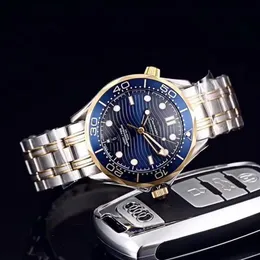 Yeni 2022 En Kalite İzle Sea 007 James Mens Paslanmaz Çelik Sekiz Stil 42mm Dial 300m Saatler Otomatik Hareket Erkek Watch254b