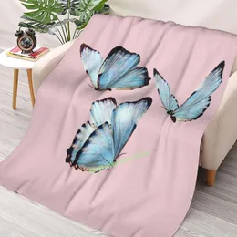 Couvertures papillon esthétique, imprimée en 3D, décoration pour canapé, chambre à coucher, cadeau de noël pour enfants et adultes