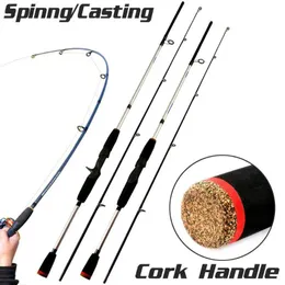 Rods Boat Fishing Rods 2Sections Carbon Fiber Spinning/Casting Rod Super Light Med/Light Action Pole For Freshwater Saltwater