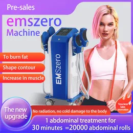 CE Approved Strong Power HI-EMT Electromagnetic Muscle Shaping Fat Burning Waist Thigh Thinning EMSzero 4 Handles Buttock Lifter