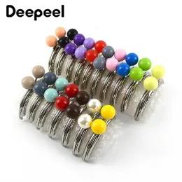 가방 부품 액세서리 10pcs Deepeel 85cm 실버 핸들 재봉사 20mm 컬러 비드 지갑 프레임 키스 키스 DIY 수제 핸드백 액세서리 231219