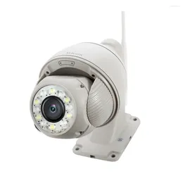 Camera scheda SIM da 2,4 g e 5G 1080p H.265 PTZ 5x Zoom Focus automatico da 4 mm a cupola fissa a cupola esterna CCTV Sicurezza wireless wifi ip