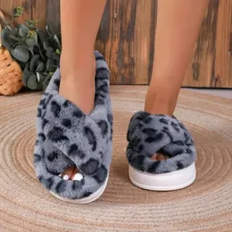 Slippers Winter New Women's Fur Slide for Home Use Solid Color Bedroom Living Room Fashion Simple Artificial Fur Warm Flat Slide 231219