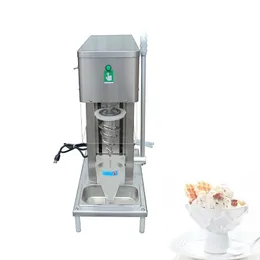 Frysfruktyoghurtblandare Swirl Mixer Blender Real Ice Cream Maker rostfritt stål Glass Blender Machine