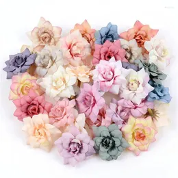 Decorative Flowers Artificial Household Colorful Silk Cloth Variety Of Styles Products Rose Flower Reusable