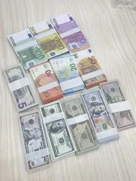 Festival party Euro, US dollar, pound banknote props bar atmosphere film shooting banknote display toys prop Copy Money Actual 1:2 Size