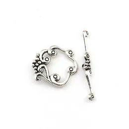 50セットAntique Silver Zinc Alloy OT Toggle Clasps for DIY Bracetesネックレスジュエリー用品アクセサリーF-693049