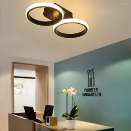 Потолочные светильники, современные светодиодные лампы для прихожей в Северной Европе, прочный многофункциональный минималистичный светильник для лестницы, крыльца, балкона