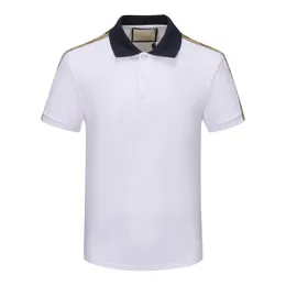 Mens Designer Polo Letter Print Polos Men Clothing Short Sleeve Formal Business Fashion Casual Summer Polo T Shirts Size M-XXXL