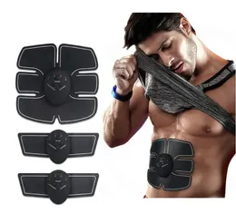 Behandlingsfotbehandling Elektrisk muskeltoner Abdominal AB Toning Belt Abs Training EMS 3 Kuddar Trådlös muskelstimulator för buken/ARM/L