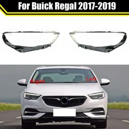 Farol do carro capa lente escudo de vidro frente farol transparente abajur luz automática óculos para buick regal 2017 2018 2019