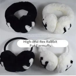 Top Brand Winter Earmuffs Female Rabbit Velvet Ear Muffs Classic Earmuffs Fashion Warm Plush Earmuff20Ee