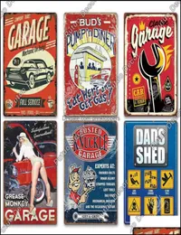 Metallmalerei Kunsthandwerk Geschenke Hausgarten 2021 Vintage Garage Schild Plakette Do Old Dads Retro Blech Garag Dhkch89886876602463