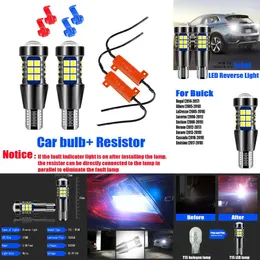 Nya dekorativa lampor 2st W16W T15 921 CanBus LED Reverse Lights glödlampa för Buick Regal Allure Lacrosse Lucerne Enclave Verano Encore Cascada Envision