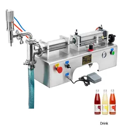 Vollpneumatische Einkopf-Paste-Tomatensauce-Alkohol-Kerosin-Füllmaschine für brennbare Flüssigkeiten