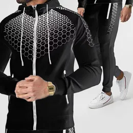 Tracksuit Designer Mens Hoodie Black Tracksuit Coat Pants Sweatsuit Set Mesh Pattern Print Hoodie Sports Jogging Sweatshirt Comfort Four Seasons Hoodie