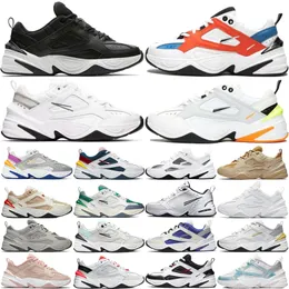 M2K Tekno Obsidian Dad Cool Pure Platinum Sail White Black Orange Red Laser Fuchsia Men Men Casual Shoes