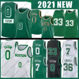 Personalizzato Uomo Donna Gioventù Jayson 0 Tatum Maglie da basket Bostons Jaylen 7 Marcus 36 Smart 33 Marrone Vintage Jersey 2022 Celtices Camicie da uomo S-XXL