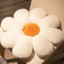 Yastık Tasarımcı Yastık Ayçiçeği Yastık Atma Boyun Peluş Kanepe Oturma Odası Çiçek Pencere Yastık Petal Backrest Modern Lüks Başlık