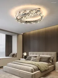 Luzes de teto design âmbar lâmpada de cristal estrelado para sala de estar villa interior lustre decorativo iluminação